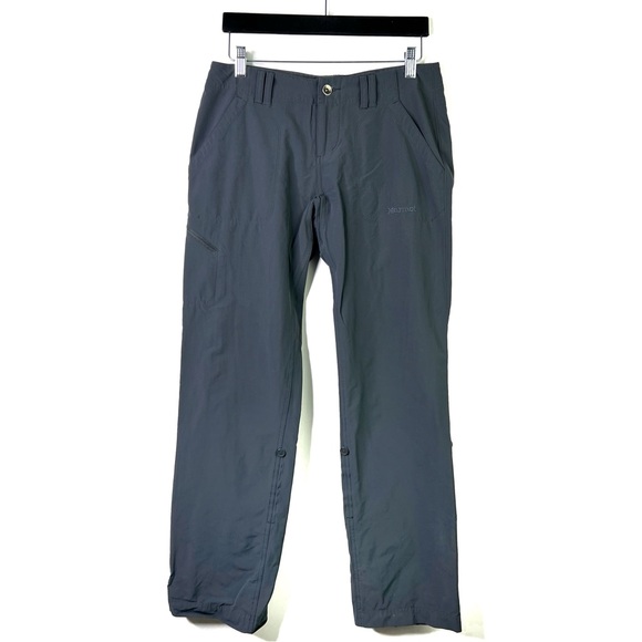 Marmot Pants - Marmot Hiking Climbing Convertible Pants RollUp Lightweight Outdoors Grey Size 6